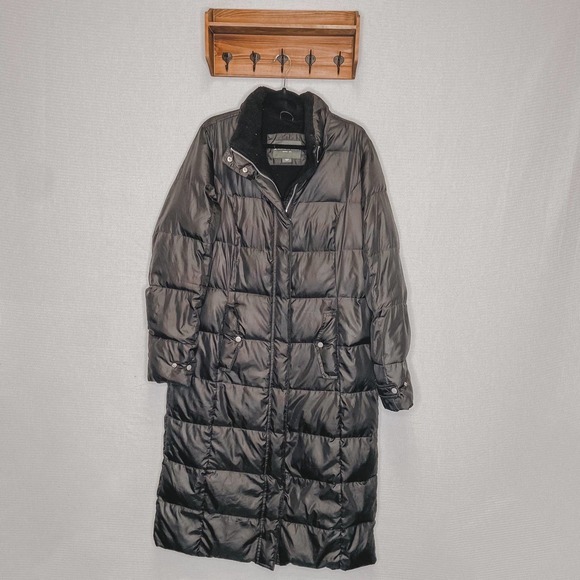 Eddie Bauer Jackets & Blazers - Eddie Bauer | Black Long Puffer Coat Jacket Large Tall